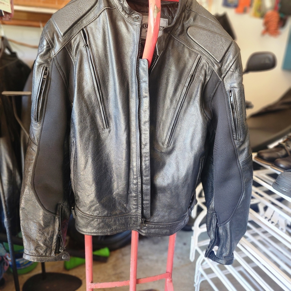 Men's Black Leather Jacket